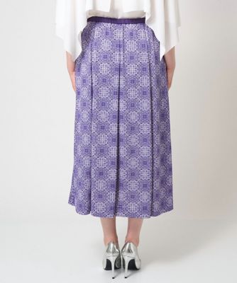 レーシータイルプリントスカート