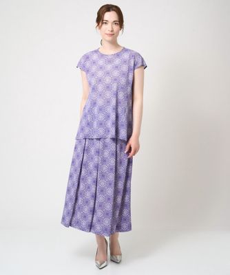 レーシータイルプリントスカート