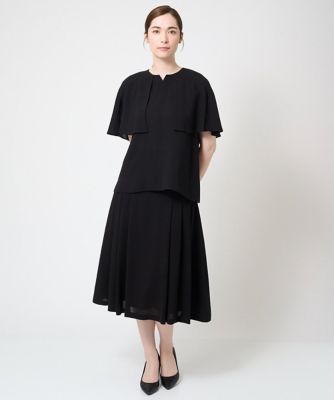 ［セットアップ対応］デザインプリーツスカート