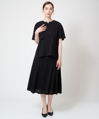 ［セットアップ対応］デザインプリーツスカート