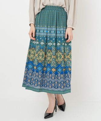 アラベスクパネルプリントスカート | CHRISTIAN AUJARD（Women/小さい  