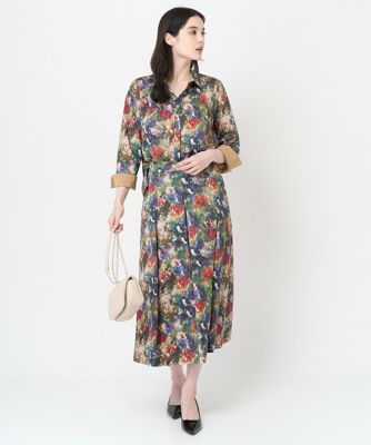 ぼかしフラワープリントスカート | CHRISTIAN AUJARD（Women/小さい