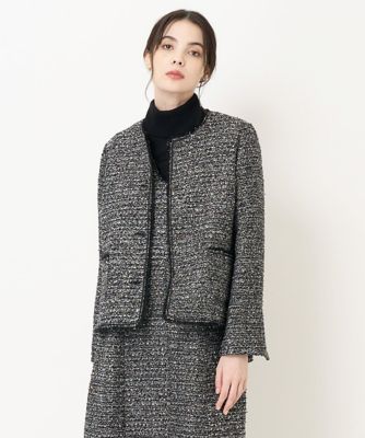 ＜CHRISTIAN AUJARD（Women/小さいサイズ）＞オリジナルラメツイードジャケット