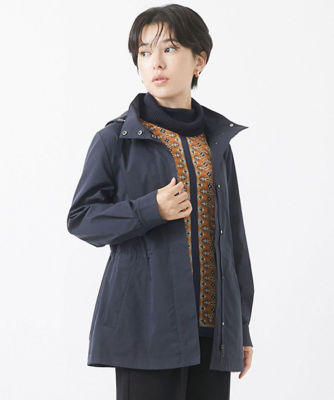 CHRISTIAN AUJARD（Women/小さいサイズ）/クリスチャンオジャールS [撥水性・防風性・透湿性]フード付ジップアップブルゾン ネイビー57 コート・ジャケット【三越伊勢丹/公式】