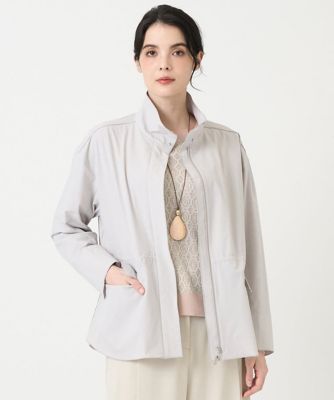 ＜CHRISTIAN AUJARD（Women/小さいサイズ）＞［軽い］タフタジップジャケット