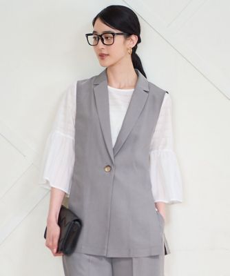 ＜CHRISTIAN AUJARD（Women/小さいサイズ）＞［乾性］テーラードジレ