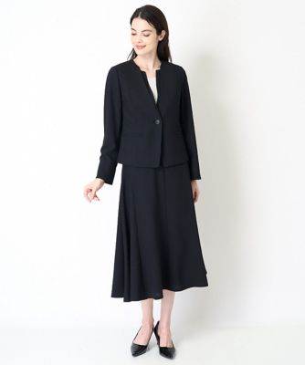 ［セットアップ対応］シンプルノーカラージャケット