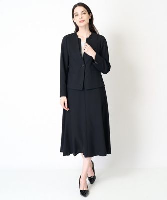 ［セットアップ対応］シンプルノーカラージャケット