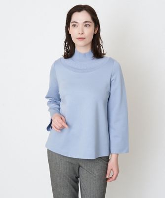 ＜CHRISTIAN AUJARD（Women/小さいサイズ）＞デザインネックフレアーカットソー