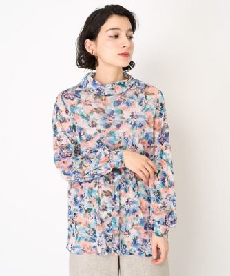 ＜CHRISTIAN AUJARD（Women/小さいサイズ）＞フラワープリントカットソー