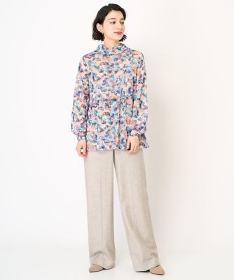 クリスチャンオジャール（christianaujard）/フラワープリントカットソー フラワープリントカットソー | CHRISTIAN AUJARD（Women/小さいサイズ