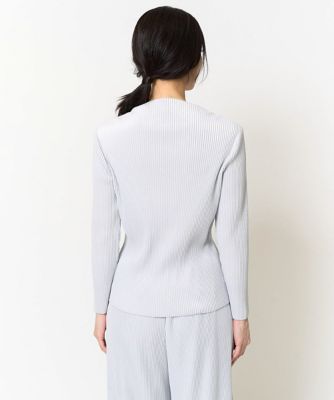 クリスチャンオジャール（christianaujard）/[軽い・保温性・セットアップ対応]プリーツデザインカットソー 軽い・保温性・セットアップ対応］プリーツデザインカットソー