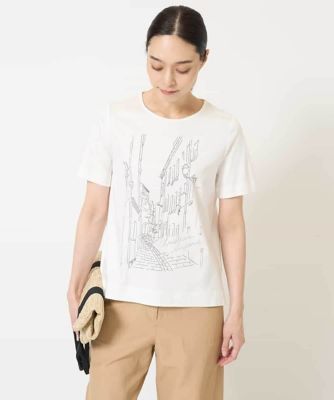 ＰＡＲＩＳ風景プリントＴシャツ