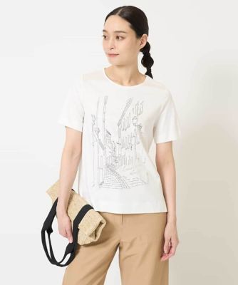 ＰＡＲＩＳ風景プリントＴシャツ