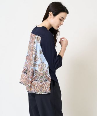 ＜CHRISTIAN AUJARD（Women/小さいサイズ）＞ＲＡＴＴＩオーナメントプリントカットソー