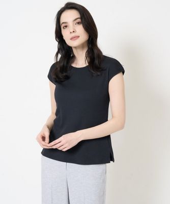 CHRISTIAN AUJARD（Women/小さいサイズ）/クリスチャンオジャールS ベーシックテレコカットソー ブラック94 トップス【三越伊勢丹/公式】