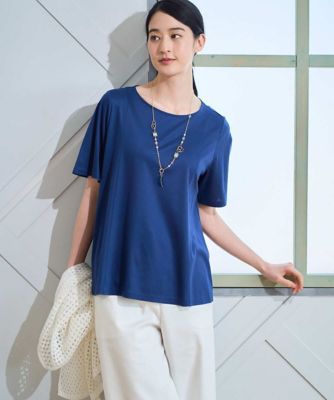 ＜CHRISTIAN AUJARD（Women/小さいサイズ）＞スムースフレアカットソー