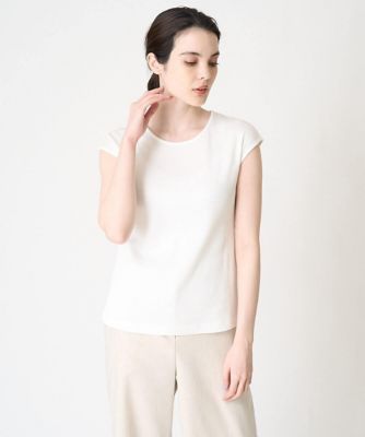 フレンチスリーブベーシックカットソー | CHRISTIAN AUJARD（Women