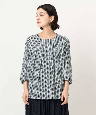 ＜CHRISTIAN AUJARD（Women/小さいサイズ）＞ジオメトリックジャージーカットソー