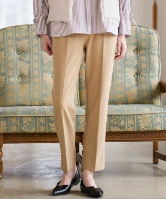 CHRISTIAN AUJARD（Women/小さいサイズ）/クリスチャンオジャールS 裏起毛ステックパンツ 82ライトブラウン パンツ・ズボン【三越伊勢丹/公式】