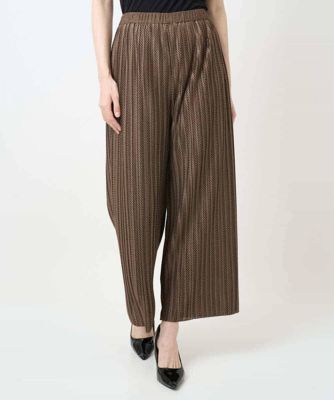 CHRISTIAN AUJARD（Women/小さいサイズ）/クリスチャンオジャールS ウエストゴムメッシュパンツ 87ブラウン パンツ・ズボン【三越伊勢丹/公式】