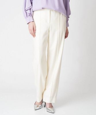 ＜CHRISTIAN AUJARD（Women/小さいサイズ）＞サキソニーストレッチストレートパンツ
