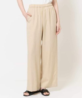 【SALE】CHRISTIAN AUJARD（Women/小さいサイズ）/クリスチャンオジャールS [ウエスト総ゴム/接触冷感]ステッチデザインパンツ ベージュ82 パンツ・ズボン【三越伊勢丹/公式】