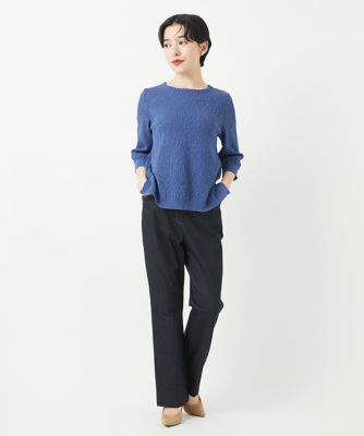 セットアップ対応］ヘリンボーン柄ジャージーパンツ | CHRISTIAN