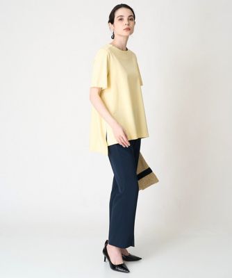 スリット入り美シルエットパンツ