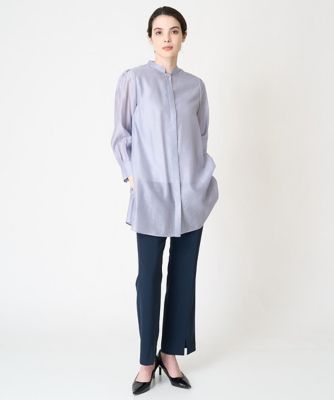 スリット入り美シルエットパンツ
