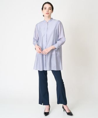 スリット入り美シルエットパンツ