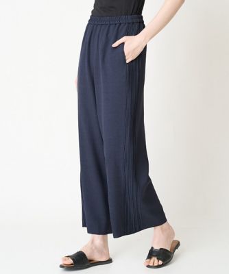 ＜CHRISTIAN AUJARD（Women/小さいサイズ）＞サイドプリーツワイドパンツ