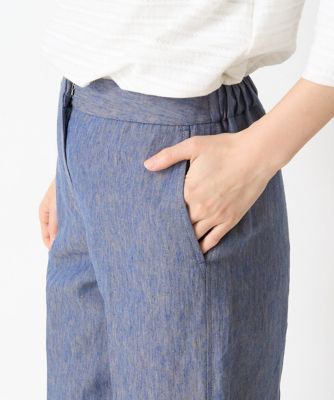 シャンブレーリネンパンツ