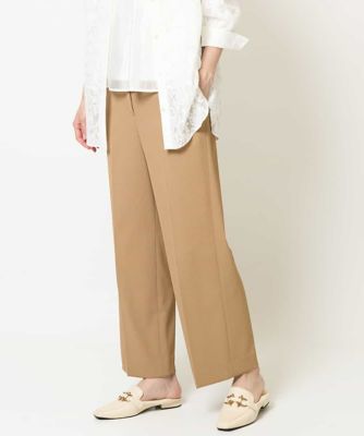 【SALE】CHRISTIAN AUJARD（Women/小さいサイズ）/クリスチャンオジャールS [接触冷感・吸水速乾・紫外線防止]美シルエットセミワイドパンツ ベージュ83 パンツ・ズボン【三越伊勢丹/公式】