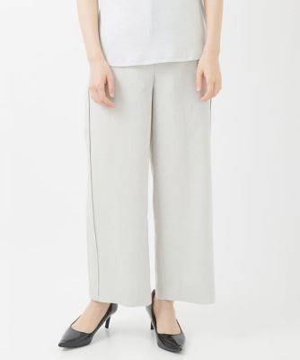 シンプルセミワイドパンツ
