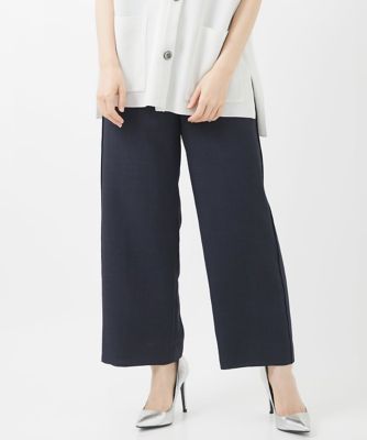 シンプルセミワイドパンツ