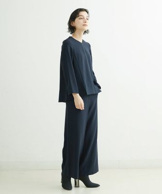 【セットアップ対応】ダブルクロスセミワイドパンツ