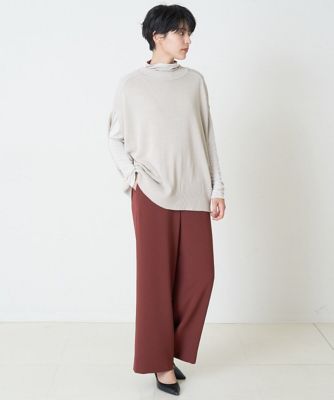 【セットアップ対応】ダブルクロスセミワイドパンツ