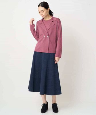 アンサンブル対応］襟付ニットカーディガン | CHRISTIAN AUJARD