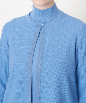 ラメデザインニットカーディガン