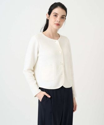 【超美品】ツイーディーニットジャケット　定価¥50,600（税込） ツィーディーニットジャケット | CHRISTIAN AUJARD (Women/小さい