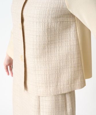異素材コンビデザイン羽織