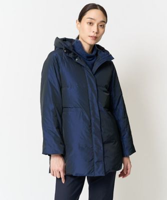 ＜CHRISTIAN AUJARD（Women/小さいサイズ）＞［軽い・暖か］シャンブレータフタダウンジャケット