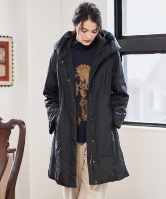 暖か・軽い］フーディーダウンコート | CHRISTIAN AUJARD（Women