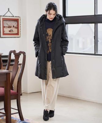 暖か・軽い］フーディーダウンコート | CHRISTIAN AUJARD（Women