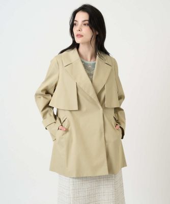 ライナー付］デザインハーフコート | CHRISTIAN AUJARD（Women/小さい