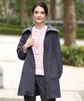 ＜CHRISTIAN AUJARD（Women/小さいサイズ）＞［軽い］タフタジップアップコート