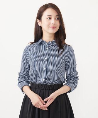 ＜MK MICHEL KLEIN（Women/小さいサイズ）＞【小さいサイズ】ストレッチジャージシャツ／洗える