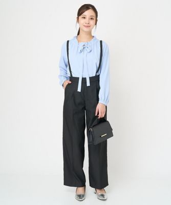 【小さいサイズ】フリルディテールブラウス／洗える