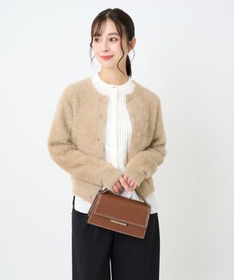 小さいサイズ】フロントピンタックレースブラウス／洗濯機で洗える